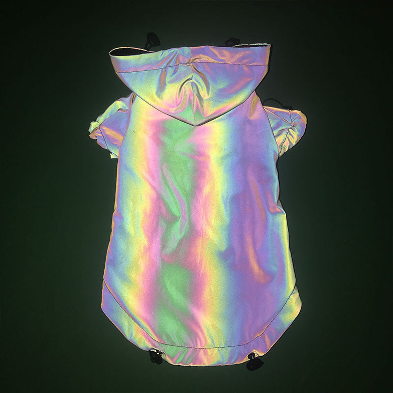 Pet Thickened Reflective Cotton Jacket