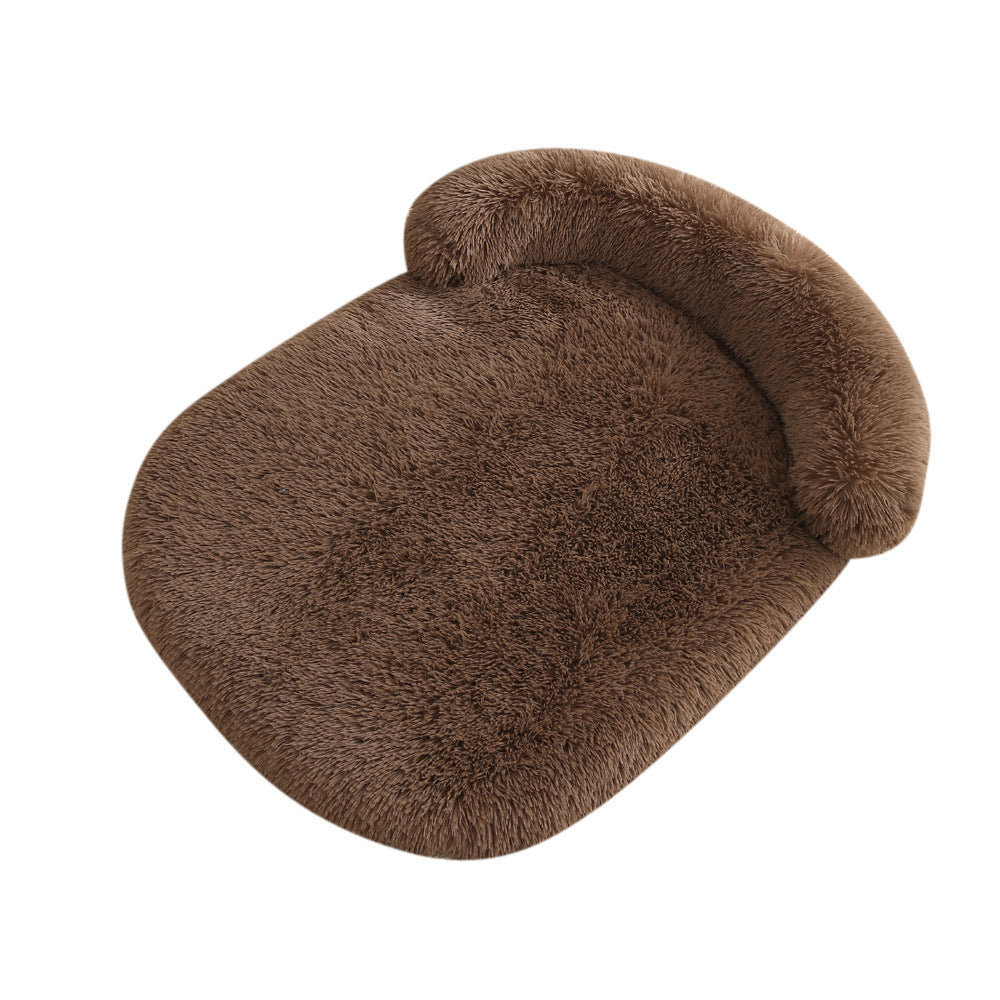 Plush Doghouse Pet Bed Warm Cushion