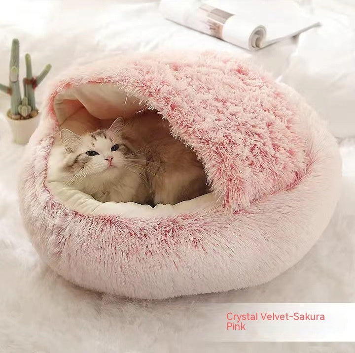 2 In 1 Long Plush Pets Bed