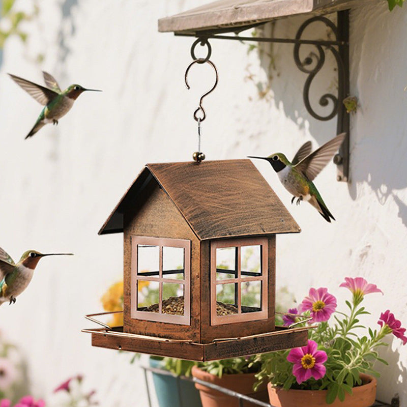 Feeder Outdoor Hanging Metal Bird