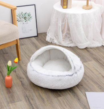 2 In 1 Long Plush Pets Bed